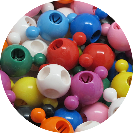 Loowi Big Magic Pearls@Loowi artToys, spatial intelligence, fine bodily-kinesthitic intelligence, interpersonal intelligence